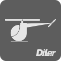Fliegen Icon - DiLer Symbol - Digitale Lernumgebung - Free Open Source Lernplattform - Learning Management System