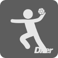 Handball Icon - DiLer Symbol - Digitale Lernumgebung - Free Open Source Lernplattform - Learning Management System