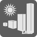 Klimadiagramm Icon - DiLer Symbol - Digitale Lernumgebung - Free Open Source Lernplattform - Learning Management System
