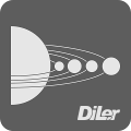 Planetensystem Icon - DiLer Symbol - Digitale Lernumgebung - Free Open Source Lernplattform - Learning Management System
