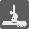 Rhythmische Sportgymnastik Icon - DiLer Symbol - Digitale Lernumgebung - Free Open Source Lernplattform - Learning Management System