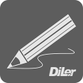 Schreiben Icon - DiLer Symbol - Digitale Lernumgebung - Free Open Source Lernplattform - Learning Management System