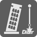 Statik Turm Icon - DiLer Symbol - Digitale Lernumgebung - Free Open Source Lernplattform - Learning Management System