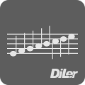 Tonleiter Icon - DiLer Symbol - Digitale Lernumgebung - Free Open Source Lernplattform - Learning Management System