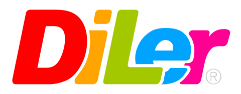 DiLer - Digitale Lernumgebung - Free Open Source Lernplattform - Learning Management System - Logo 480 outline